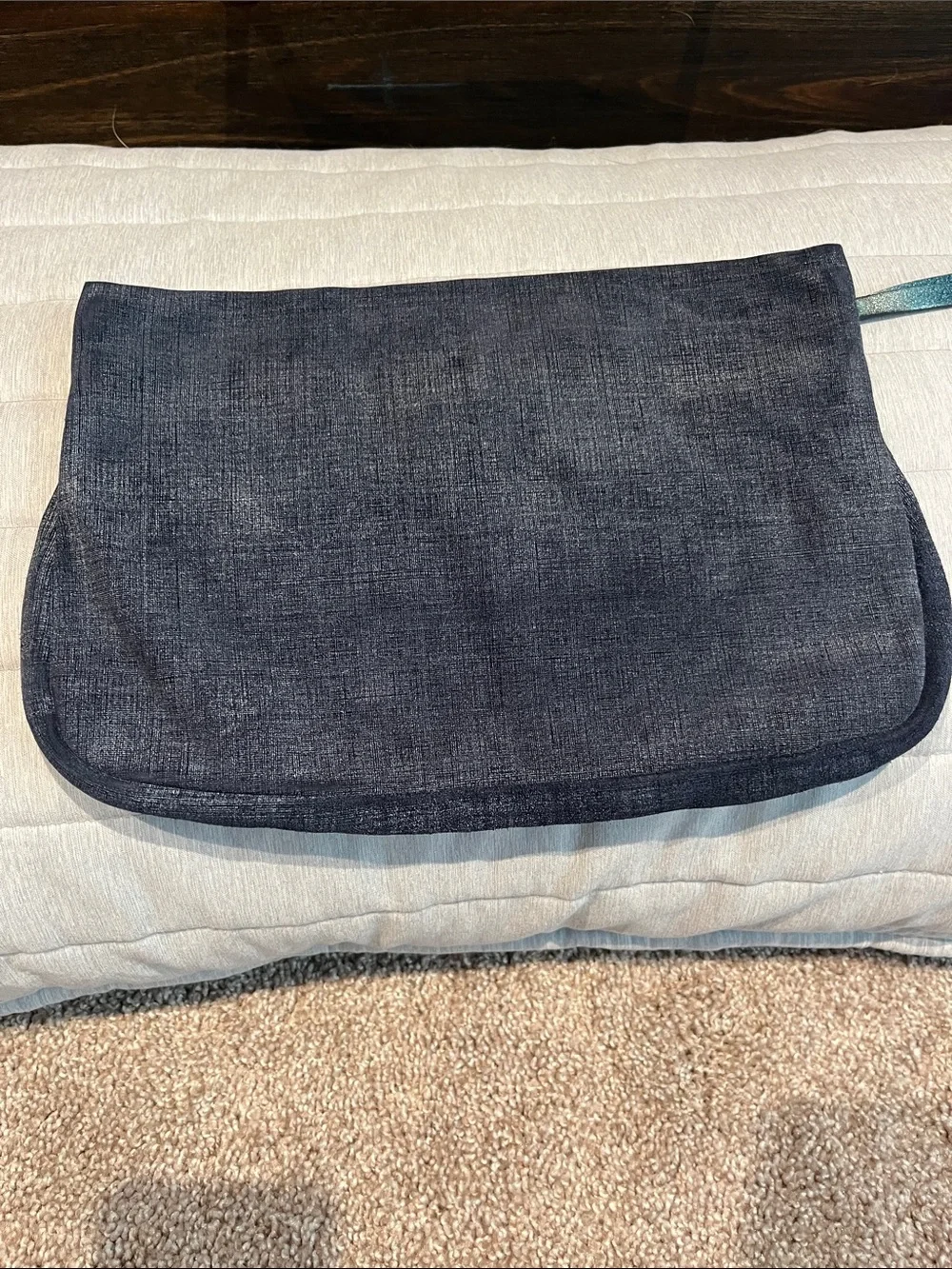 Jimmy choo denim clutch
